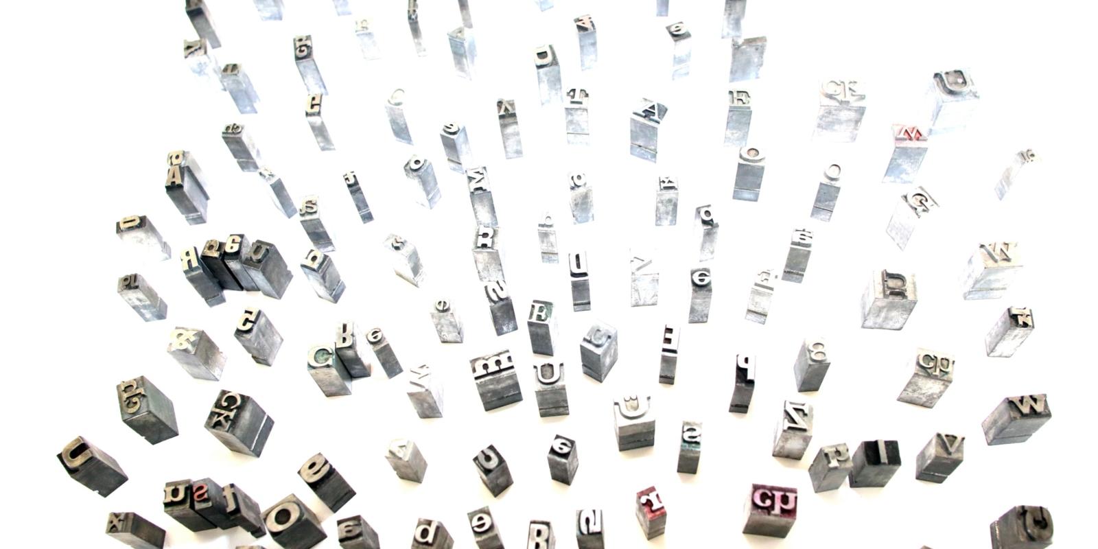 Typografie Archtektur