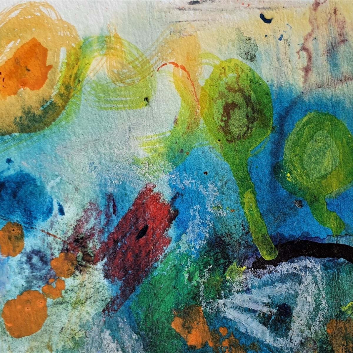 Bunte Farben