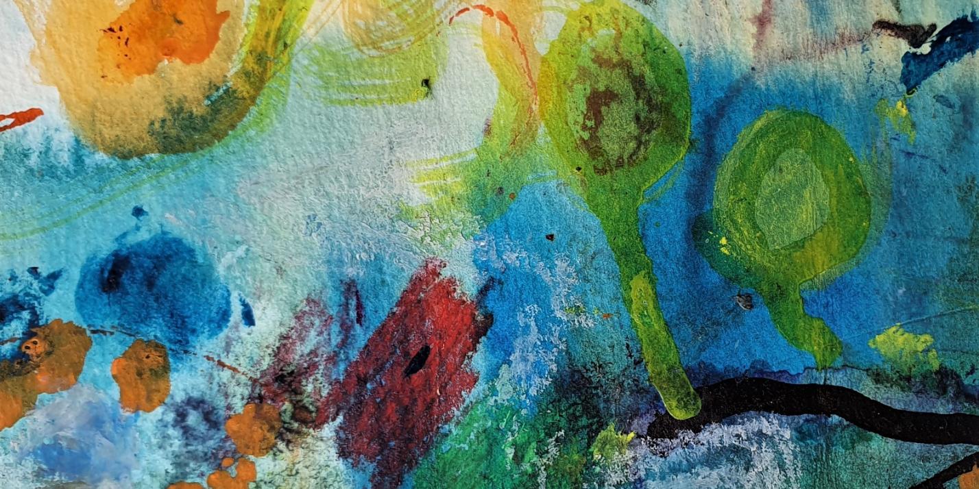 Bunte Farben