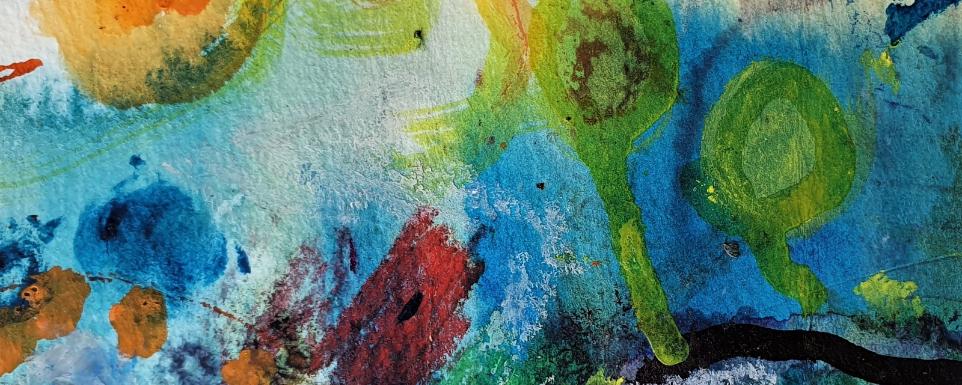 Bunte Farben