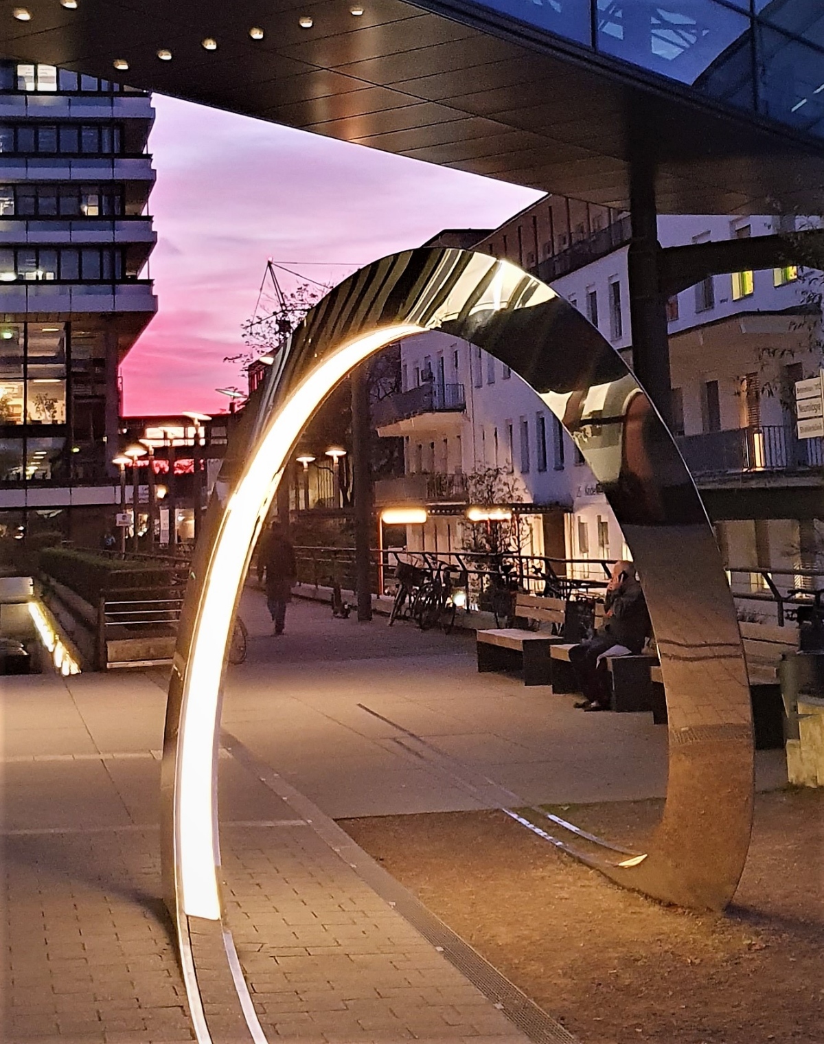 Lichtbogen am CIO Uniklinik Köln