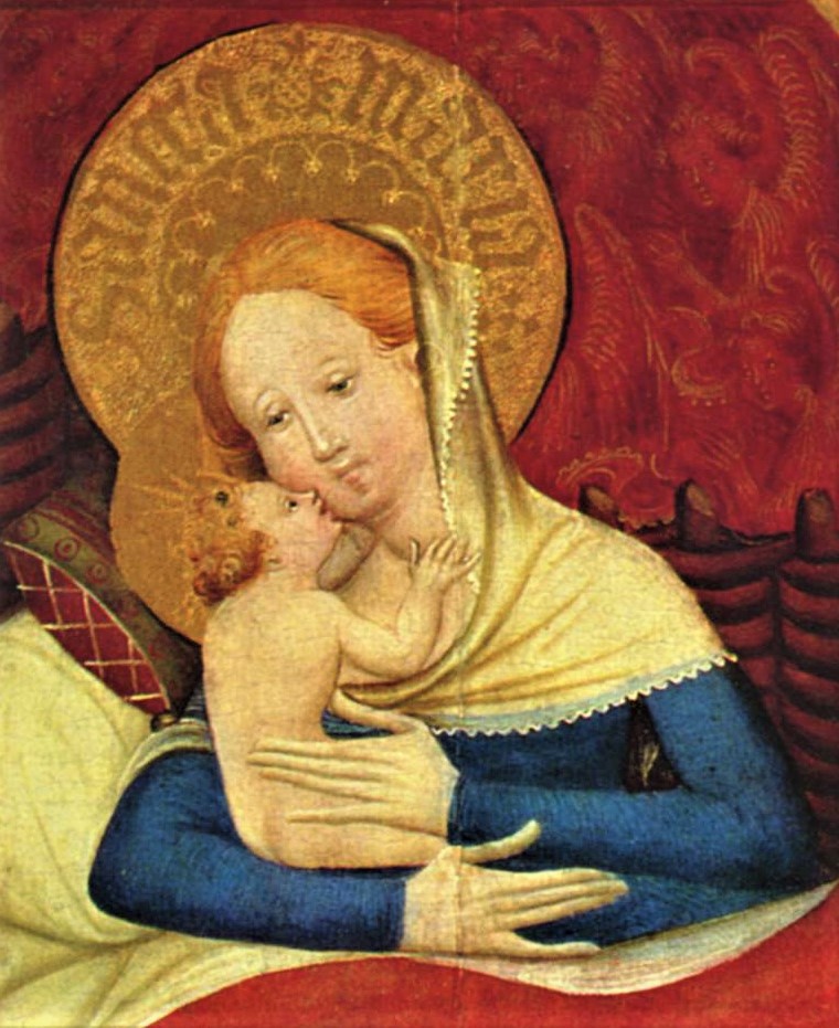 Conrad von Soest - Maria und Jesus