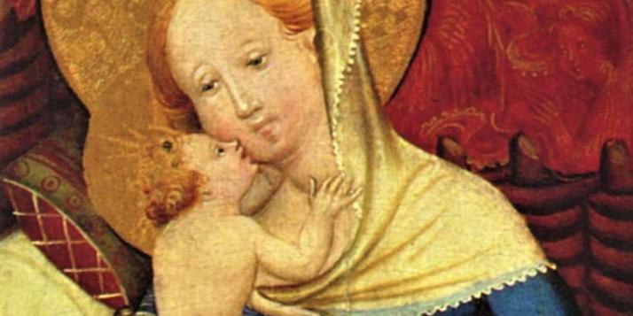 Conrad von Soest - Maria und Jesus